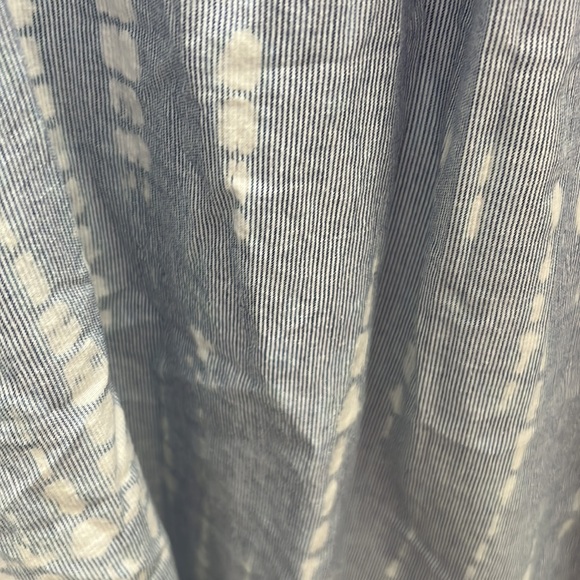 Lucky Brand Collar Popover Tie-Dye Blouse Shirt - size XXL - NWT - Picture 3 of 5